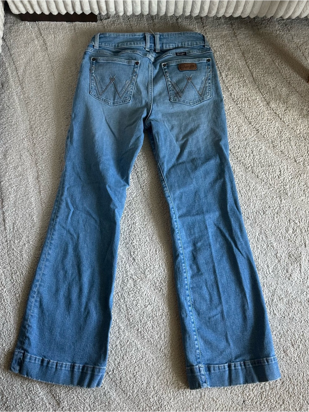 Wrangler Women’s Retro Mae Trouser Jeans Denim Relaxed Fit - Picture 6 of 8